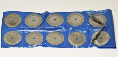 Набор алмазных расшивочных  дисков Гальваника D30